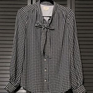 Kate Spade Houndstooth Top